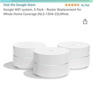 COPY - Google Wi-Fi system—router replacement and 2 extenders